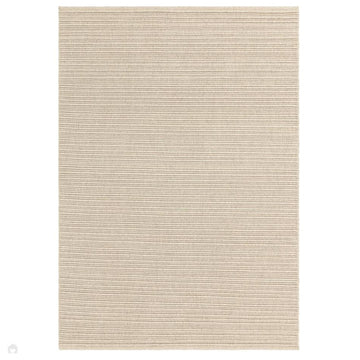 Ravine Modern Plain Linear Hand-Woven Textured Irregular Ridges Looped Ribbed Pile Low Profile Wool Ivory Rug-Asiatic Carpets-Rug Love - The Most Loved Rug Store